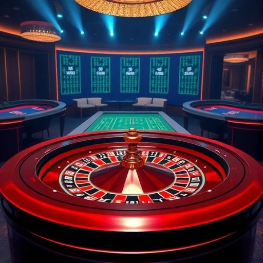 Studio live casino dengan dealer profesional dan multi-kamera
